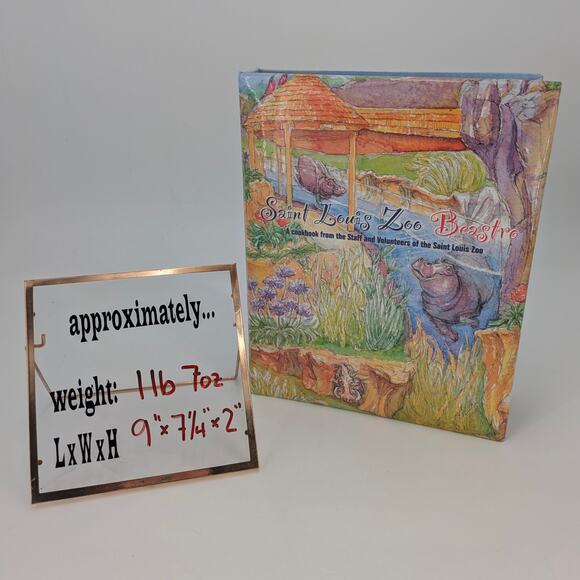 St Louis Zoo Beastro Cookbook Recipe Binder Food Favorites Collection Book HTF - Picture 10 of 11